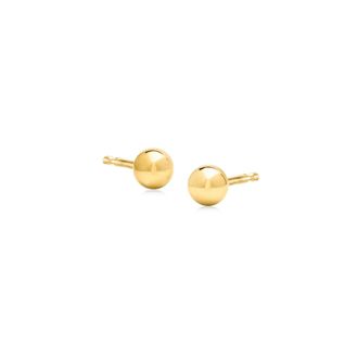 RS Pure by Ross-Simons 4mm 14kt Yellow Gold Ball Stud Earrings