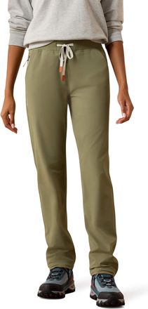 Ariat Womens Traverse Hiking Trousers in Deep Lichen Green, Size 28, by Ariat