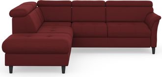 Sit&more Ecksofa »Marano L-Form« inklusive Kopfteilverstellung, wahlweise mit Bettfunktion, Bettkasten