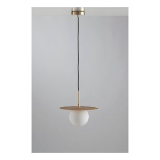 Netlighting Chaplin Globe Ceiling Pendant Satin Gold G9