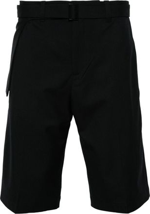 Heliot Emil Robur wool tailored shorts - men - Wool/Polyester/Cotton/Viscose/Acetate - 48 - Black