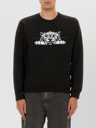 Kenzo cotton slim-fit printed sweatshirt