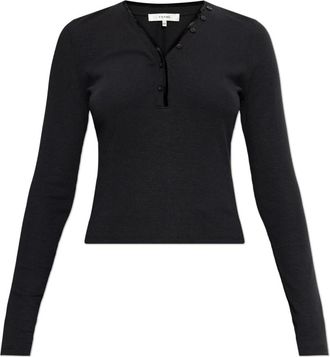 Frame Denim Donna, Maglie, Nero, M, new