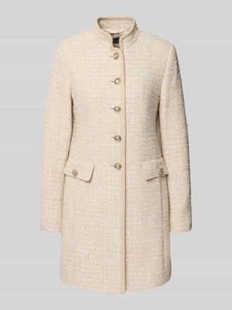 White Label Mantel mit Viskose-Anteil und Pailettenbesatz in Beige, Größe 34