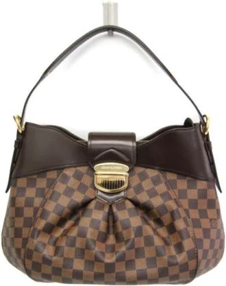 Louis Vuitton Tweedehands Canvas handtassen - Dames - Vintage Handtas - Bruin - ONE Size - Vintage