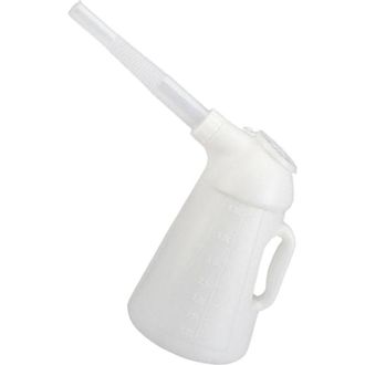 OEM Recipiente Medidor De Aceite Automotriz De 4 Litros Con Tapa Para Agua, Gasolina Y Aceite De Motor Con Boquilla Extendida