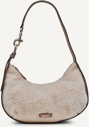 DKNY Ivory Leather shops Hobo Bag