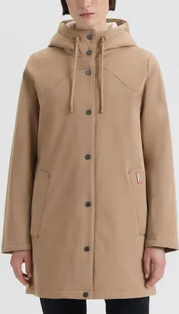 Hunter Billie Hooded Raincoat in British Tan at Nordstrom, Size X-Small