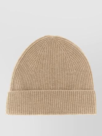 Ballantyne ribbed cashmere beanie