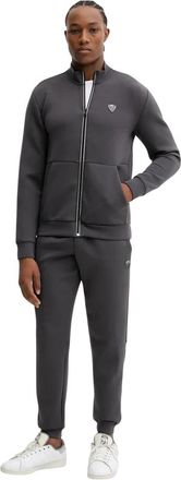 Emporio Armani Trainingsset - Heren - Trainingspakken - Grijs - S - Polyester - Fitness