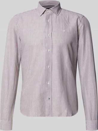 Joop Casual Fit Freizeithemd mit Kentkragen Modell Mike in Schoko, Gr&ouml;&szlig;e XXL