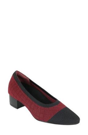 David Tate Carla Pump in Red/Black at Nordstrom Rack, Size 9.5