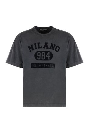 Dolce & Gabbana T-Shirt In Cotton With Print
