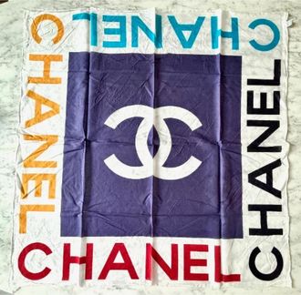 Chanel Pre-owned Fabric scarves - Dames - Vintage Accessoires - Veelkleurig - ONE Size - Katoen - Vintage