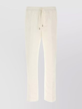 Brioni trousers straight leg elastic waistband