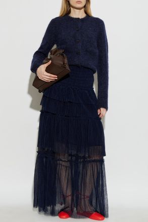 Munthe Skirt Nessarose, Womens, Navy Blue