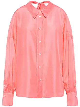 Tela Uvetta Loose-Fitting Long-Sleeved Blouse