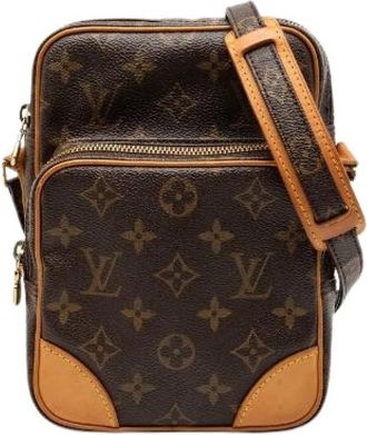 Louis Vuitton Pre-owned Cross Body Bags, female, Brown, Size: ONE SIZE Pre-owned Vintage Plastic Crossbody Bag
