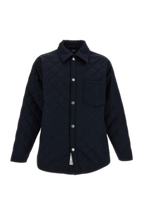 A.P.C. Dark Blue Quilted Jacket