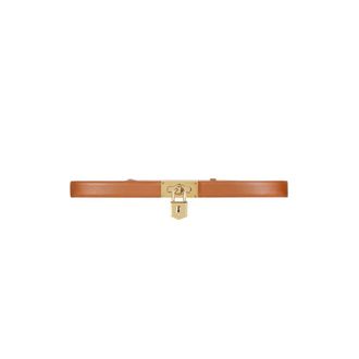 Elisabetta Franchi Dames, Accessoires, Bruin, Maat: M Leer