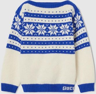 Gucci Kids - Wool Sweater, Size 10 years, White, Ready-to-wear