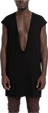 Rick Owens Hombre, Camisetas, Negro, Talla: S