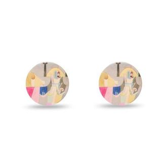Lele Sadoughi The Met X Lele Klee Columns Button Earrings in Gold 720 at Nordstrom