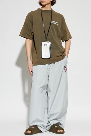 Balenciaga T-shirt With Vintage Effect, Mens, Green