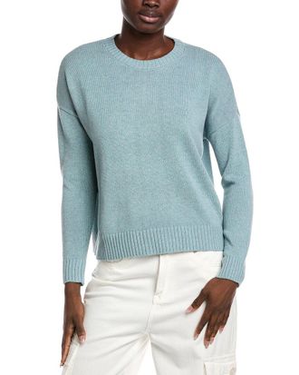 Minnie Rose Boxy Cashmere-Blend Sweater