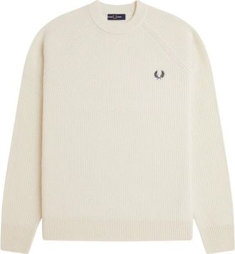 Fred Perry Uomo, Maglie, Bianco, L, new