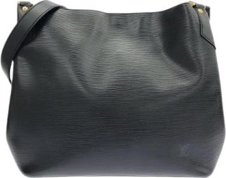 Louis Vuitton Pre-owned Epi Mandara Shoulder Bag - Dames - Vintage Schoudertas - Zwart - ONE Size - Leer - Vintage