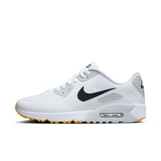Nike Mens Air Max 90 G Golf Shoes in White | HV9305-102