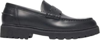 HUGO BOSS Schoenen, Heren, Zwart, 44 EU, Hugo - Schoenen > Instappers > Zakelijke Schoenen