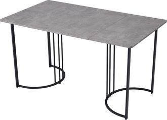 STILVORA Conjunto De Mesa Y Sillas Con 1 Mesa De Comedor Y 4 Sillas, Estilo Moderno, Terciopelo, Metal Y Mdf, Gris