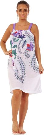 JD Williams Ladies Strappy Nightdress Floral 100% Cotton Short Sleeveless Lingerie M to 3XL