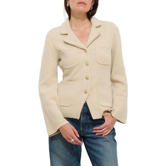 Alex Mill London Merino Wool Blend Sweater Jacket in Wishbone at Nordstrom Rack, Size Large