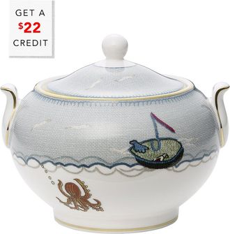 Wedgwood Kit Kemp For Wedgwood Sailors Farewell Sugar Bowl