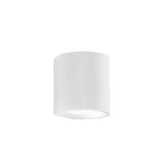 Luce-Ambiente-Design aplique Shine en Yeso Blanco Pintable Con Luz Biemisi&oacute;n