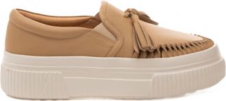 J/Slides Womens Winny Sneaker Loafer In Brown