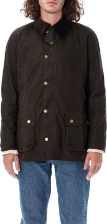 Barbour Dark Brown Embroidered Logo jacket