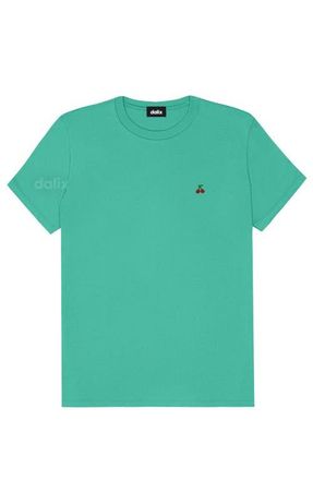 Dalix Womens Lil Cherry Jersey Tee in Teal at Nordstrom, Size Xx-Large