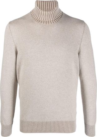 La Fileria roll-neck cashmere jumper - men - Cashmere - 54 - Neutrals