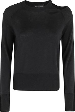 Roberto Collina Crew Neck Sweater With Cut-Out Detail
