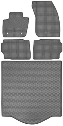 OEM Juego De Alfombrillas De Goma Para Coche Y Alfombrilla Para Maletero Para Ford Mondeo V Estate Desde Enero De 2015