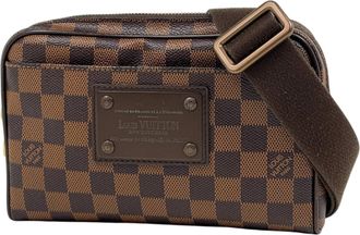 Louis Vuitton Brown Damier Canvas Sling Bag (Pre-Owned)