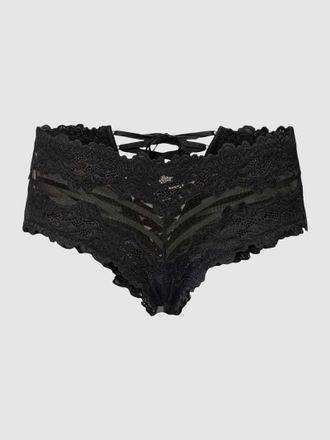 Lascana Slip mit floraler Spitze Modell TEMPTATION in Black, Größe 32-34