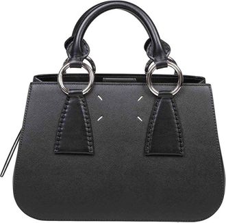 Maison Margiela Hand bag in black leather