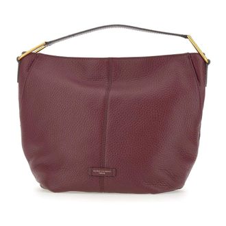 Gianni Chiarini Shoulder Bags, female, Purple, Size: ONE SIZE Natasha Maxi Grain Leather Handbag