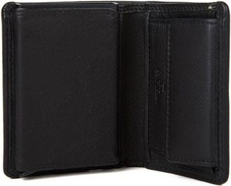 Hill Burry Mens Wallet Black Genuine Leather Bags