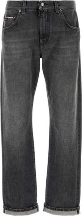 Dolce & Gabbana Dark Grey Straight Jeans
